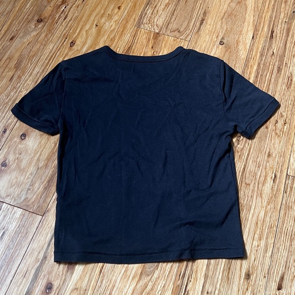 American Eagle Black Baby Tee - Picture 4 of 5